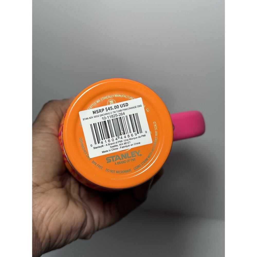 Stanley X Moolah Kicks Turquoise + Pink Orange 30oz Quencher Tumbler Set BNWT - Picture 12 of 14